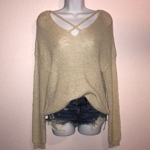 Tan sweatshirt